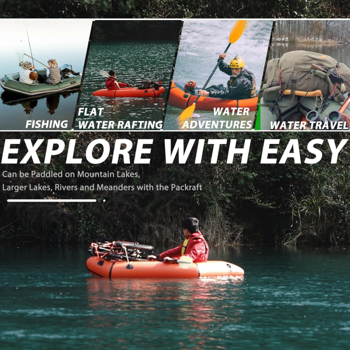 Maelstrom 235 PVC Packraft [Orange}